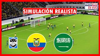 Ecuador vs. Arabia Saudita | Amistoso Internacional 2026 | Simulación Realista | eFootball PES 2021