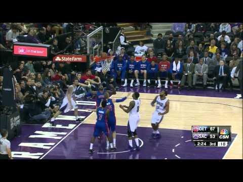 Derrick Williams Highlights Pistons vs. Kings 12.13.2014 - 8 Points, 6 Rebounds
