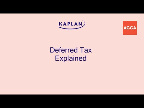 Deferred Tax Explained