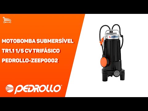Motobomba Submersível Trituradora Tritus TR1.1 1/5 CV Trifásico 220V - Video