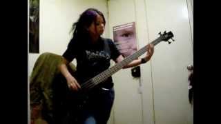 lucretia my reflection- love like blood BASS COVER