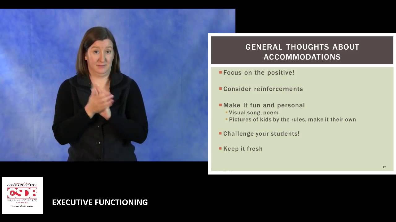 Executive Functioning with DHH