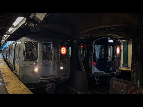 NYC Subway: 2 Newest R211A Enter Service on the (B) Line (8/20/25)