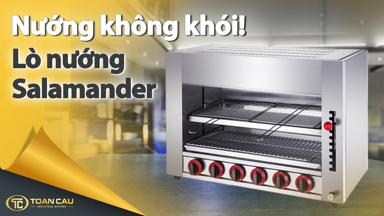 Lò nướng Salamander 6 họng dùng gas