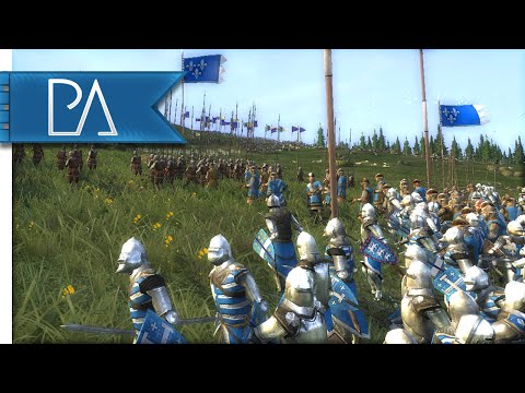 MASSIVE MEDIEVAL BATTLE - Medieval 2 Total War Gameplay