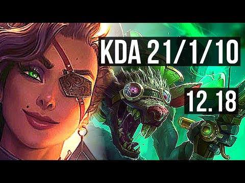 SAMIRA & Pyke vs TWITCH & Lulu (ADC) | 21/1/10, Legendary, 300+ games | EUW Diamond | 12.18