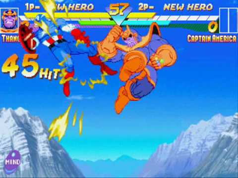 CPS2 - Marvel Super Heroes - Thanos combo