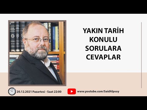 YAKIN TARİH KONULU SORULARA CEVAPLAR - 32