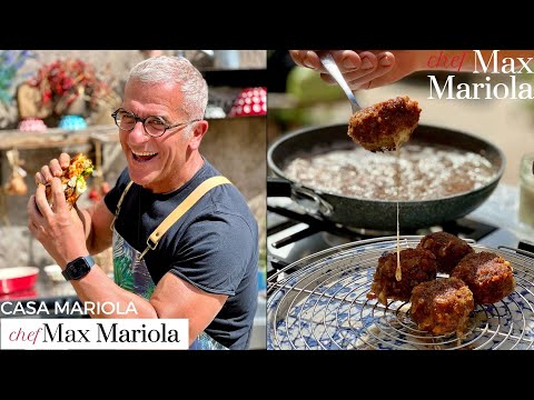 Panino con POLPETTE FRITTE MORBIDE E DORATE, maionese fatta in casa e insalata - Chef Max Mariola