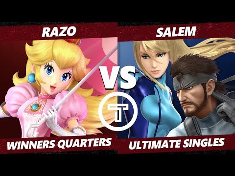 Thunder Smash 3 SSBU - FS Razo (Peach) VS MVG Salem (ZSS, Snake) Smash Ultimate Winners Quarters