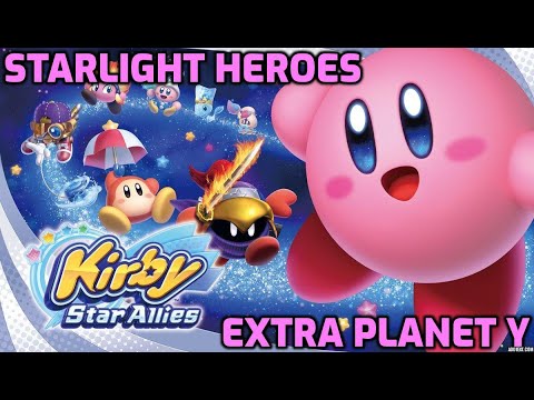Kirby Star Allies - World 4: Starlight Heroes - Extra Planet γ