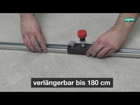 Einfache Größeneinstellung - MEPA Montagerahmen SF Mineralguss