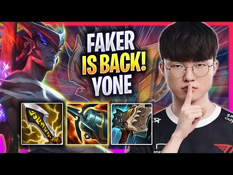 FAKER IS BACK TO KOREA SOLOQ WITH YONE! - T1 Faker Plays Yone MID vs Twisted Fate! | Season 2023