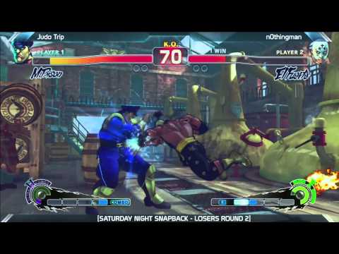SSF4: Judo Trip vs n0thingman - Saturday Night Snapback 6.1