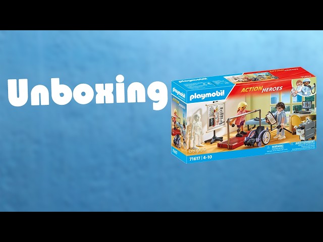 Vídeo relacionado con PLAYMOBIL Action Heroes 71617 Ortopedia, Tratamiento especializado de Pacientes, Hecho de más del 80% de Materiales reciclados y de Base biológica, Juguetes para niños y niñas a Partir de 4 años