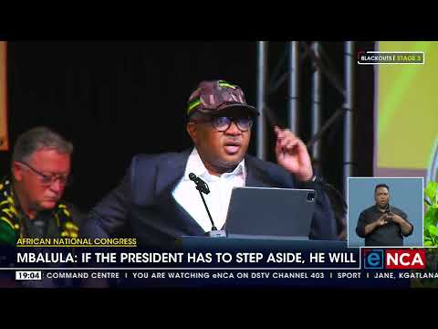 ANC elective conference Mbalula calls for unity