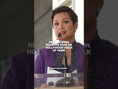 First Filipina receives star on Hollywood Walk of Fame