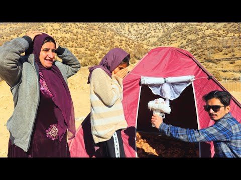 A young man proposes to a homeless girl, shocking her