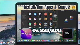 Move Apps and Games to External SSD/HDD on M1 Macbook Pro! [Run & Install]