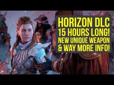Horizon Zero Dawn DLC IS 15 HOURS LONG, New Machine Gameplay & More (Horizon Zero Dawn Frozen Wilds) Video