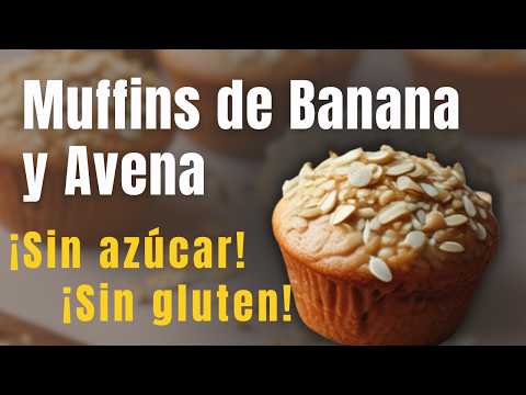 ¡Haz muffins sin gluten ni azúcar en casa fácil!
