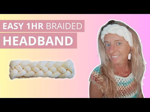 BRAIDED headband knitting pattern on a SENTRO knitting Machine!