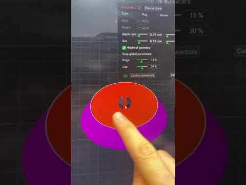 Connect 3D Prints with a Snap Fit in slicer