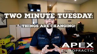 Two Minute Tuesday | Things are changing around the office!