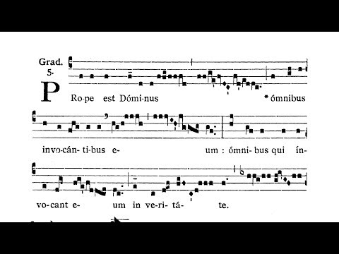 Dominica quarta Adventus (Fourth Sunday of Advent) - Graduale (Prope est Dominus)