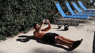 Kettlebell v up exercise video thumbnail