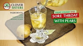 Eat pear compote to fight cough and sore throat