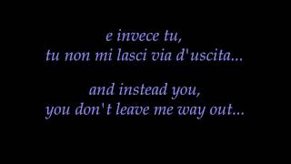 Gianluca Grignani - La mia storia tra le dita (Italian and english lyrics)