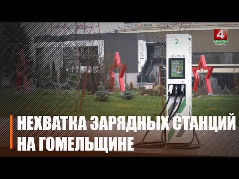 Семье трудно ездить по Гомельщине из-за... нехватки зарядных станций для электрокаров