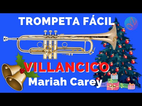 Mariah Carey - All I Want for Christmas is You Trumpet Cover 🎺 Notas Partitura Fácil de Trompeta