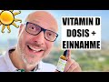 BESTE VITAMIN D EINNAHME Dosis Beispiel Tipps Uhrzeit D3 K2 Magnesium Rohe Energie