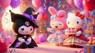 Download lagu Kuromi Birthday Surprise Story | Hello Kitty & My Melody Heartwarming Animation mp3