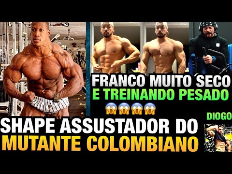 FRANCO SECANDO - MAIOR MONSTRO DA COLOMBIA BUGANDO TUDO - CBUM 306KG NO TERRA - DIOGO NA PELE