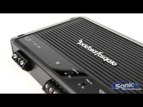 Rockford Fosgate R500X1D Amplifier + Free Belva BAK42BK 4 Gauge Amp Kit-video