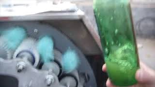 Maquina DESETIQUETADORA de botellas de VIDRIO // Soliwaste