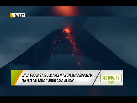Regional TV News: Lava Flow sa Bulkang Mayon, Inaabangan na Rin ng mga Turista sa Albay