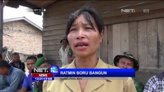 Tim tanggap darurat erupsi Gunung Sinabung gelar simulasi evakuasi bencana - NET12