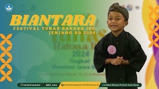 Download lagu Pemenang I Biantara Kategori Putra Jenjang SD, FTBI Jawa Barat Tahun 2024 mp3 Download lagu Pemenang I Biantara Kategori Putra Jenjang SD, FTBI Jawa Barat Tahun 2024 mp3