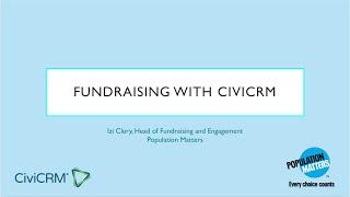 CiviCRM YouTube Video