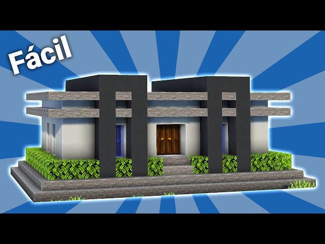 Minecraft Modern House/Casa Moderna Survival en Minecraft : u/Craftxing