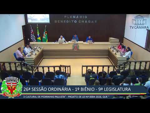 Transmissão ao vivo de Câmara de Pedrinhas Paulista