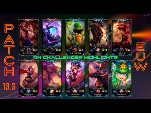 EUW Challenger Match #602 Highlights Patch 13.5 [MAD Nisqy,FNC Rekkles,FUT StarScreen,GO toucouille]