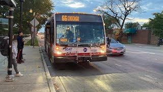 CTA Bus Ride 66 Chicago From Chicago Garage To Chicago/State CTA Nova Bus Lfs 2023 #8547