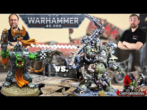 Warhammer 40k Combat Patrol Schlachtbericht: Deathguard vs. Orks / 10. Edition (Minis, Tabletop)