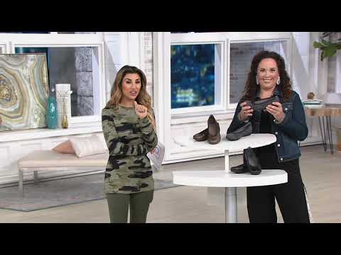 Earth Leather Slip-On Flats - Alder 2 Derby on QVC