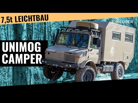 Extrem geländegängiger Unimog U1350L als Expeditionsmobil im Test